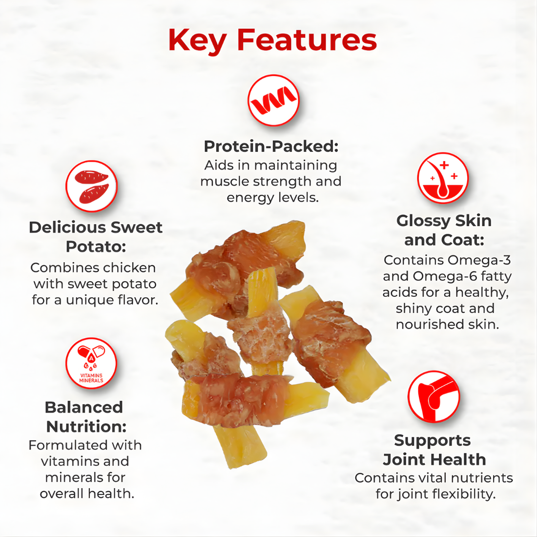 Drools Chicken and Sweet Potato Twined Dog Treats
