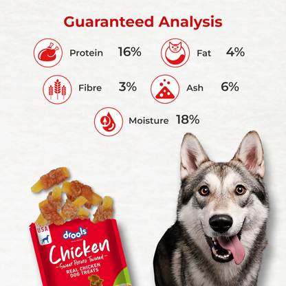 Drools Chicken and Sweet Potato Twined Dog Treats