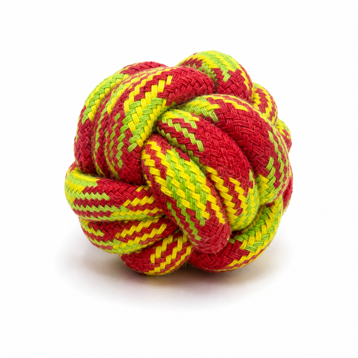 HobbsGo Braided Rope Ball Dog Toy – Interactive Chew & Tug Toy