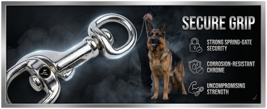 Heavy Duty Silver Grind Metal Chain Dog Leash | Chew Proof 8 Pack