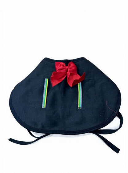Black Quilted Bow Jacket