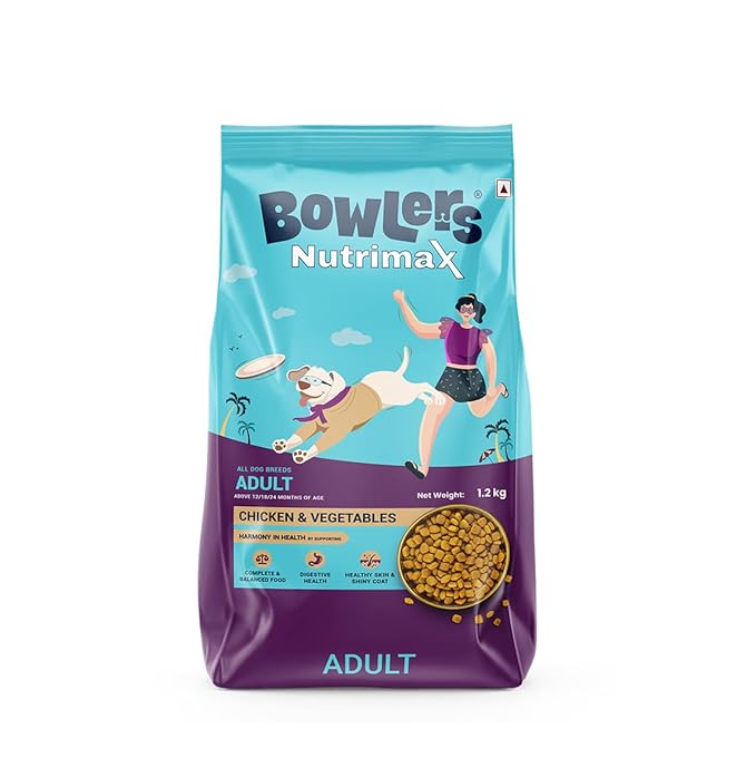Bowlers Adult Chicken and Vegetables Dry Dog Food 400gm Bag