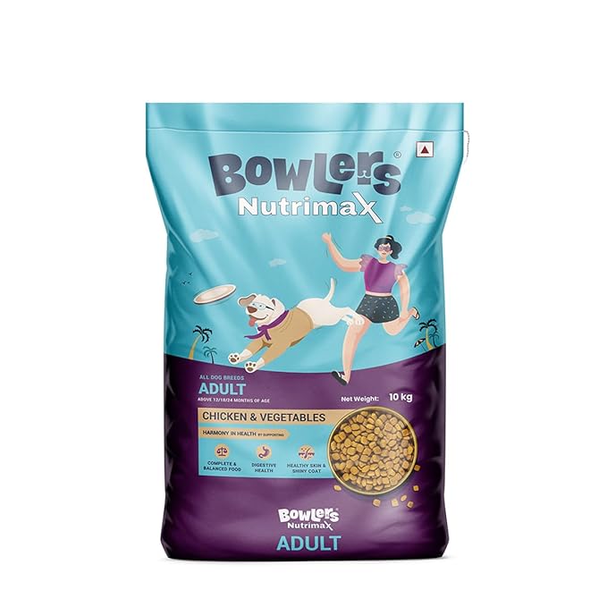 Bowlers Adult Chicken and Vegetables Dry Dog Food 3kg Bag