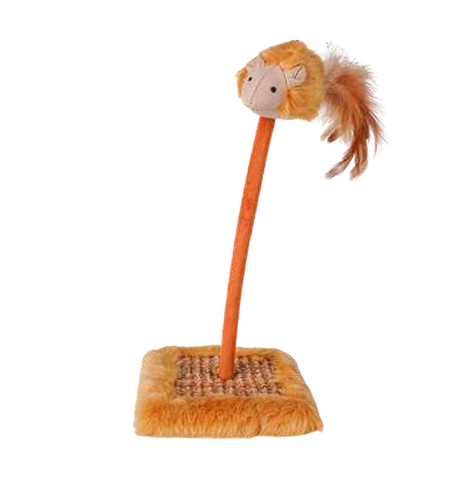 Cat Bird Toy - Orange