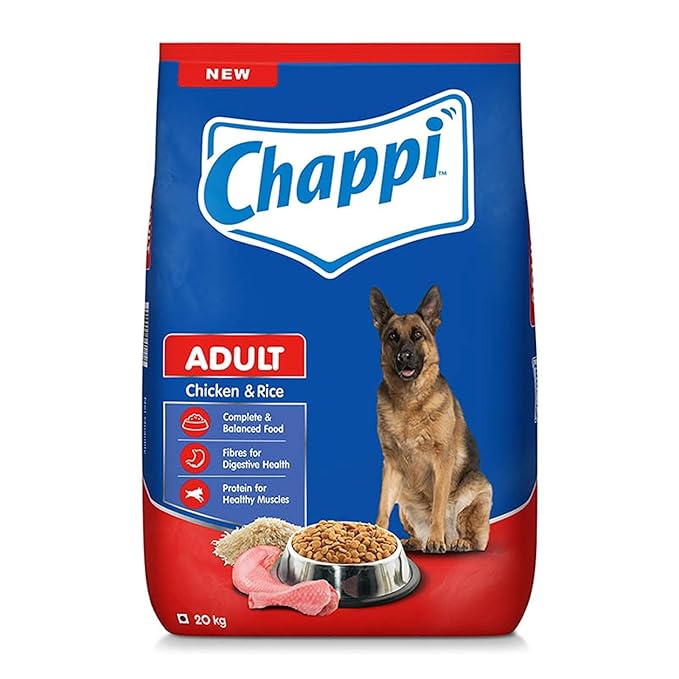 Chappi Adult Chicken & Rice Dry Dog Food 1kg Bag