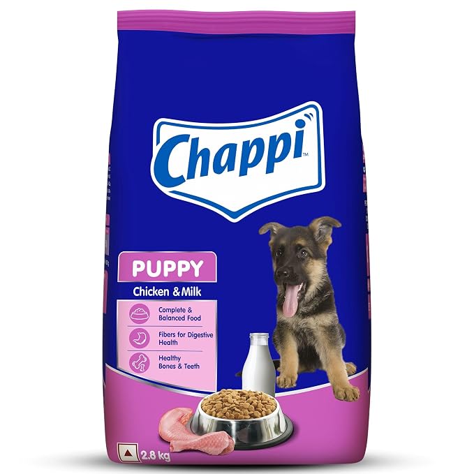 Chappi Puppy Chicken & Milk Dry Dog Food 2.8kg Bag