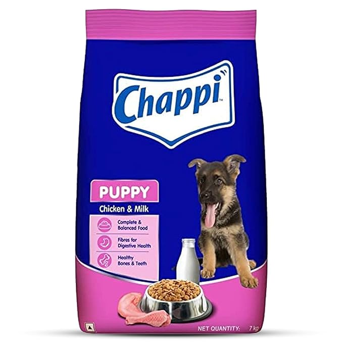 Chappi Puppy Chicken & Milk Dry Dog Food 7kg Bag