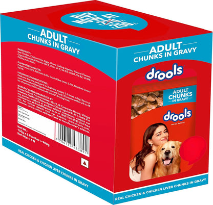 Drools Puppy Real Chicken & Chicken Liver Chunks Wet Dog Food