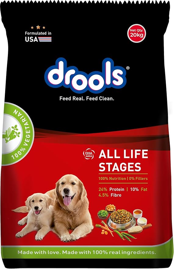 Drools 100% Vegetarian Dry Food For All Life Stages Dog