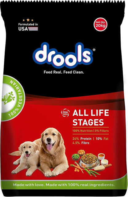 Drools 100% Vegetarian Dry Food For All Life Stages Dog