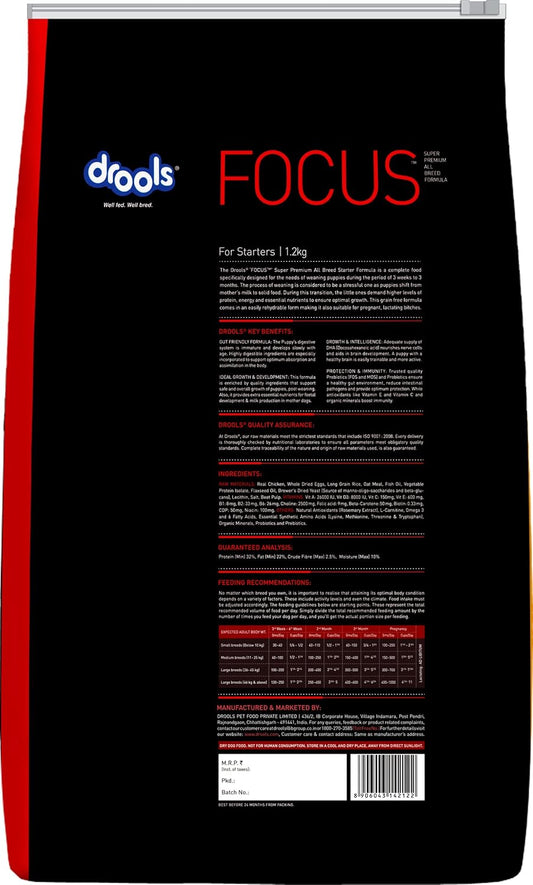 Drools Focus Adult Super Premium Dog Dry Food