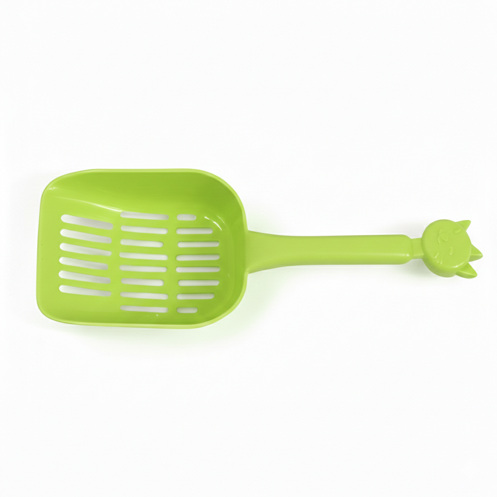 Small Cat Litter Scoop Lime Green Bag