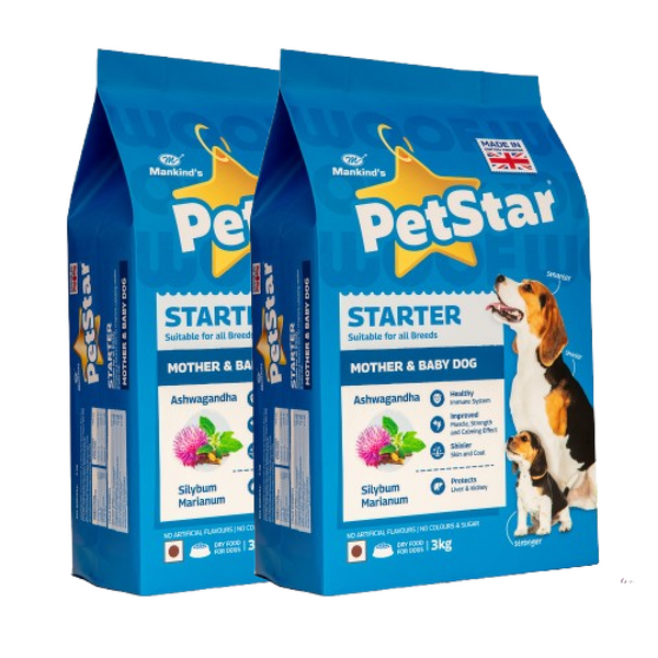 Mankind PetStar Starter Mother & Baby Dog Dry Food