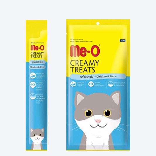 Me-O Creamy Treats Chicken & Liver 75gm