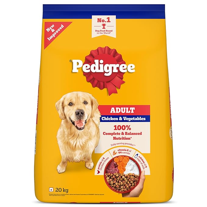 Pedigree Adult Chicken & Vegetables Dog Dry Food