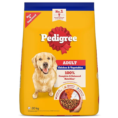 Pedigree Adult Chicken & Vegetables Dog Dry Food