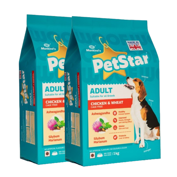 Mankind PetStar Adult Chicken & Wheat Dry Dog Food