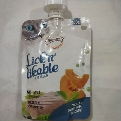 Lick N Likable (Tuna & Pumpkin) 100gm - image 3