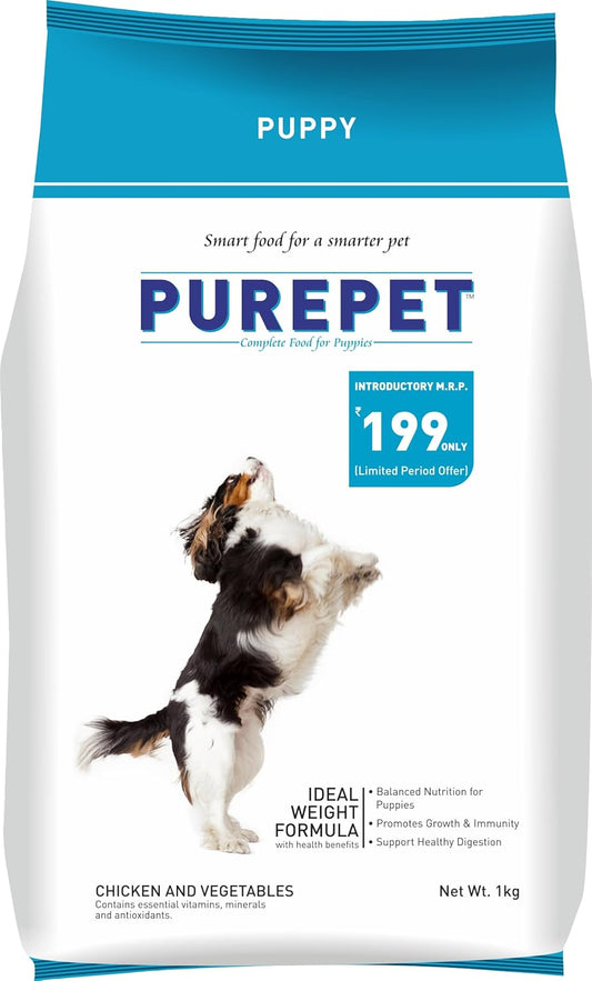 Purepet Puppy Chicken & Vegetables Dog Dry Food