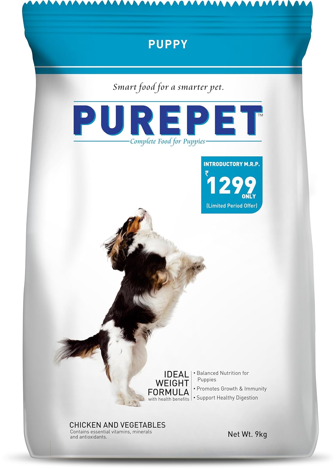 Purepet Puppy Chicken & Vegetables Dog Dry Food