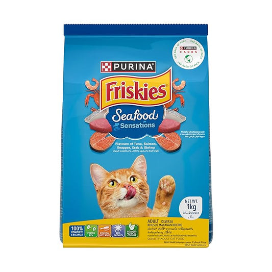 Purina Friskies Seafood Sensations Dry Cat Food