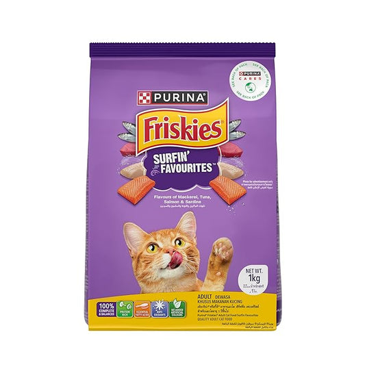Purina Friskies Surfin Favourites Dry Cat Food