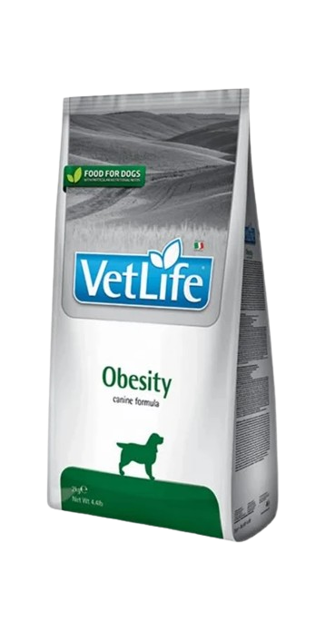 Farmina Vetlife Obesity Dry Dog Food 2kg Bag