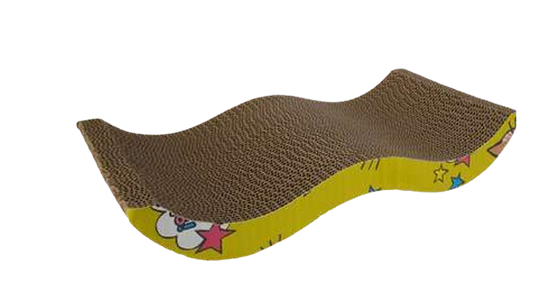 Wave-Shaped Cat Scratcher