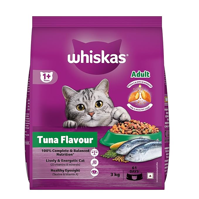 Whiskas Adult Dry Cat Food (1+ Years) – Tuna