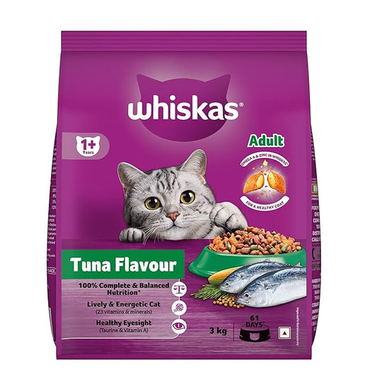 Whiskas Adult Dry Cat Food (1+ Years) – Tuna
