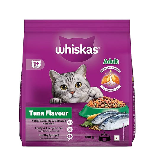 Whiskas Adult Dry Cat Food (1+ Years) – Tuna