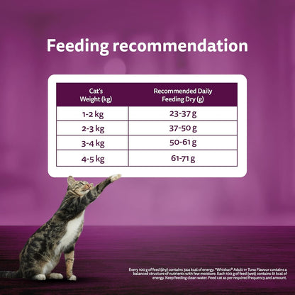 Whiskas Adult Dry Cat Food (1+ Years) –  Mackerel Flavour